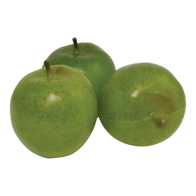 # Apfel, Ø 8cm, 3Stck./Btl., Kunststoff # Apfel, Ø 8cm, 3Stck./Btl., Kunststoff