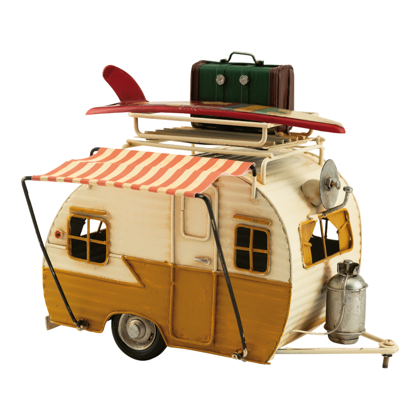Caravane, 23x20x14cm em tôle