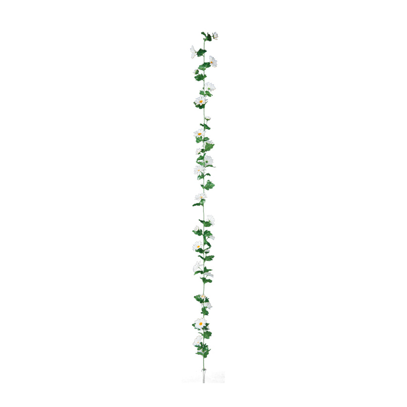 Guirlande de marguerites, 180cm en soie artificielle/palstique