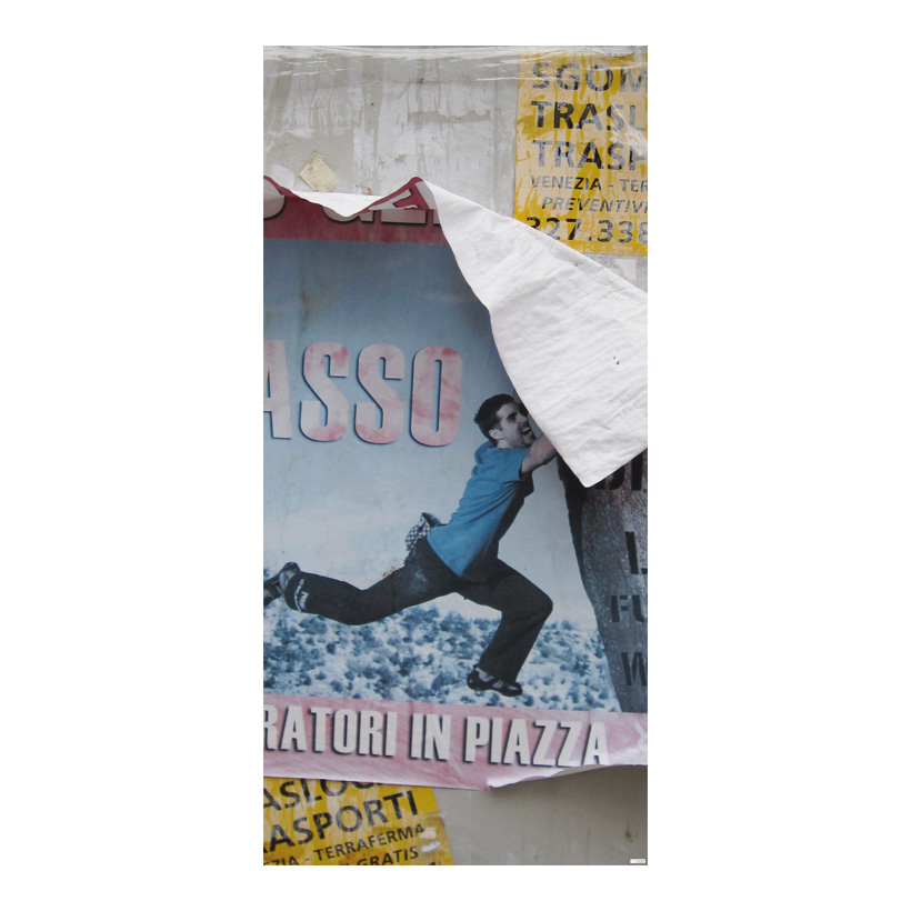 # Motivdruck "Plakatwand" 80x200cm Stoff # Motivdruck "Plakatwand" 80x200cm Stoff