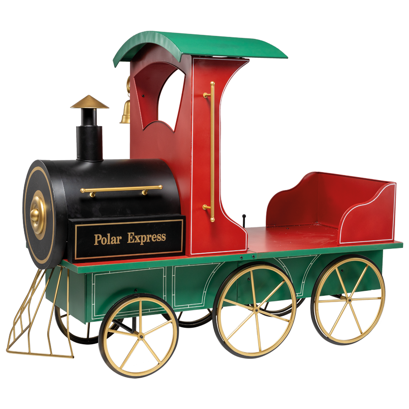Lokomotive, "Polar Express", 170x63x131cm aus Metall, zum Zusammenbauen, inkl. Montageanleitung