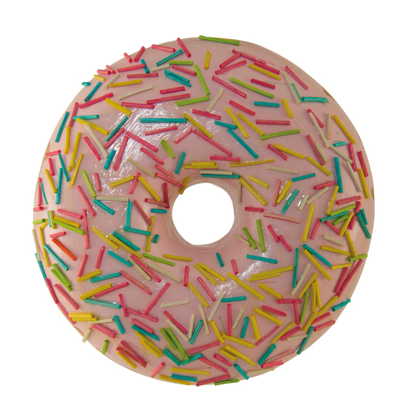 Donut, 20x5cm aus Styropor, Rückseite flach