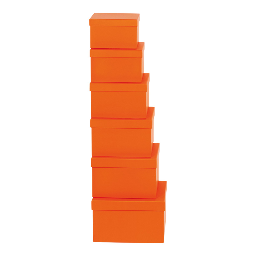 Boxen, 18,5x18,5x11,5, 20x20x12, 21,5x21,5x13,5, 24x24x14,5, 6 Stk./Satz, nestend, Pappe, quadratisch, 15,5x15,5x9,5, 17x17x10 Boxen, 18,5x18,5x11,5, 20x20x12, 21,5x21,5x13,5, 24x24x14,5, 6 Stk./Satz, nestend, Pappe, quadratisch, 15,5x15,5x9,5, 17x17x10