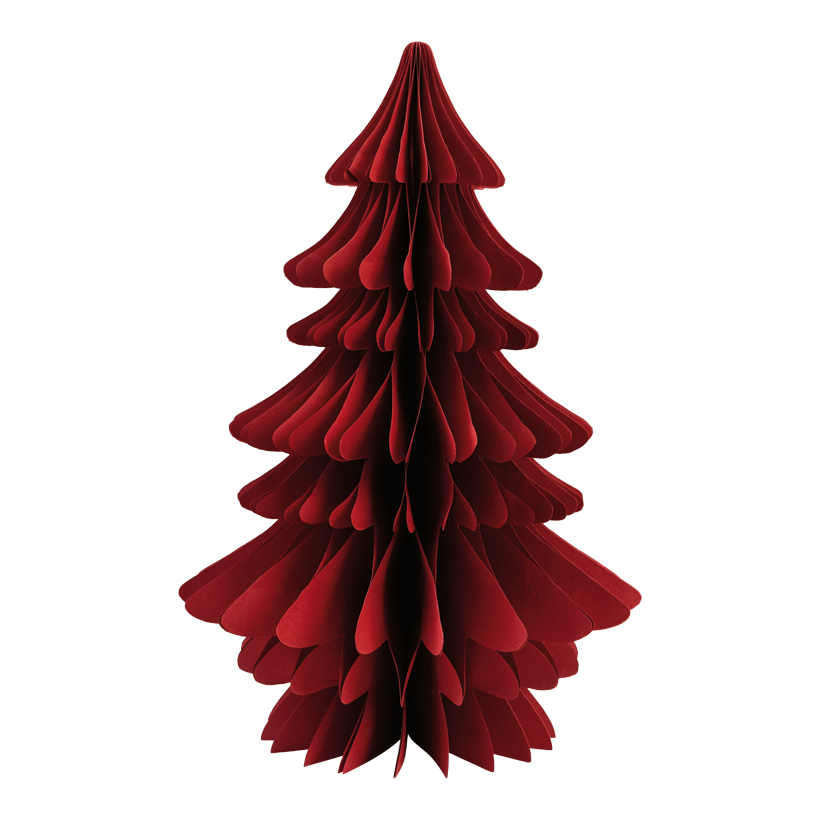 Tannenbaum, 40cm  aus Pappe, selbststehend, faltbar, mit Magnetverschluss