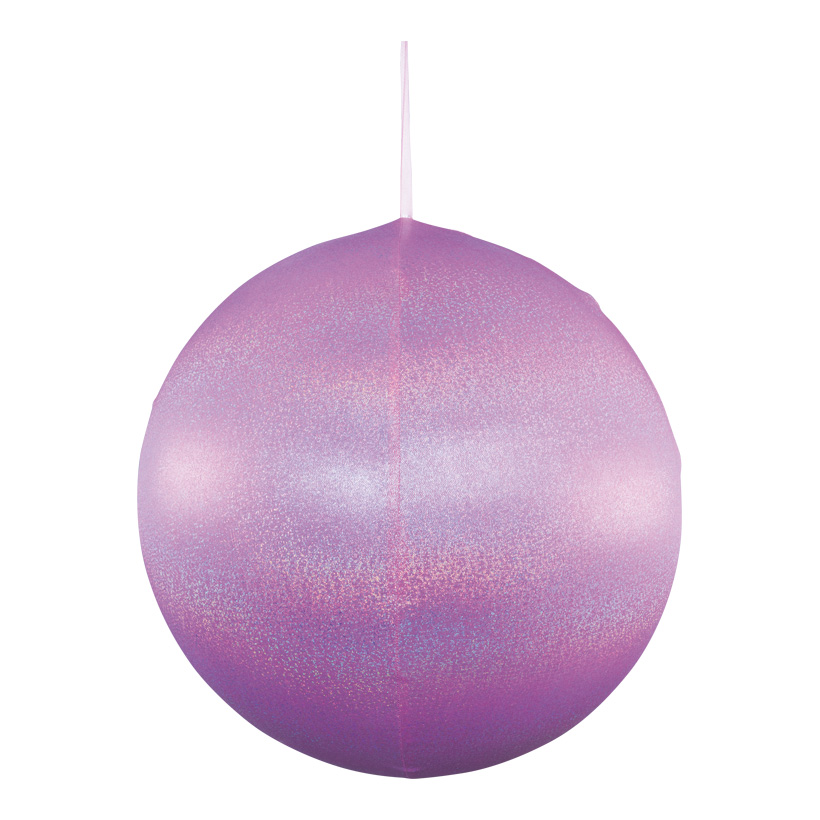 Textilkugel, ø 40cm aus Polyester, faltbar, mit Reißverschluss und Hänger