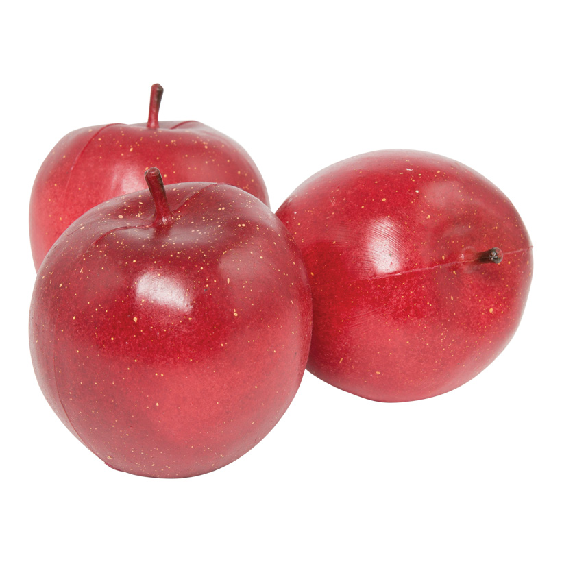 # Apfel, Ø 8cm, 3Stck./Btl., Kunststoff # Apfel, Ø 8cm, 3Stck./Btl., Kunststoff