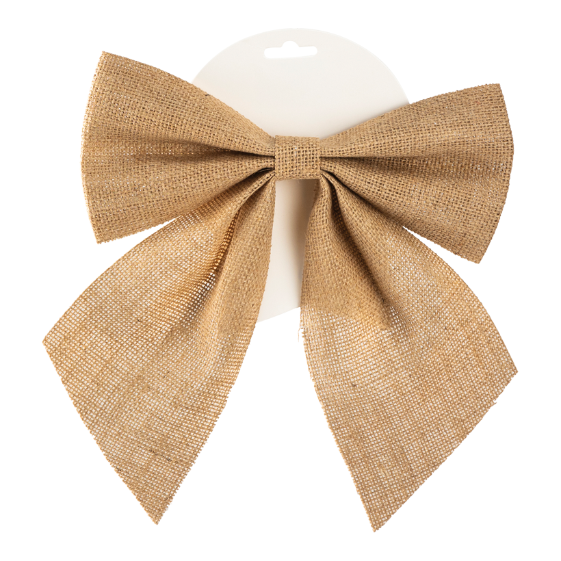 Schleife, 28x24cm aus Jute