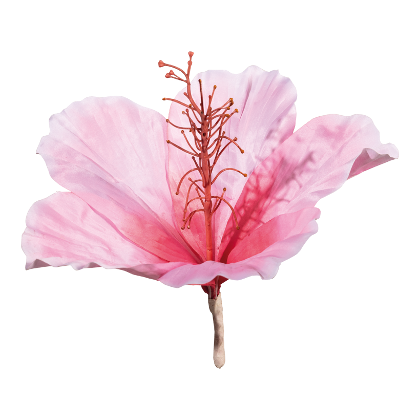 Hibiskusblüte, 30cm Stiel: 9cm aus Kunstseide