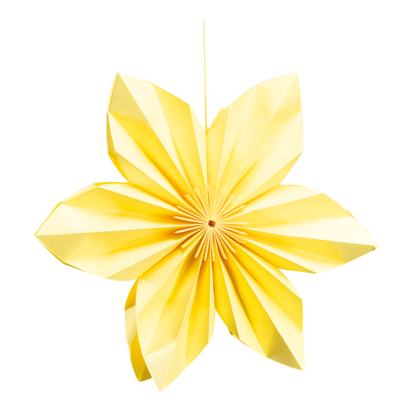 Blume aus Papier, ø 30cm faltbar, mit Magnetverschluss, zum Hängen