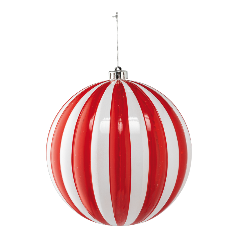 Ornament Kugel, Ø 20cm  aus Kunststoff, mit Hänger