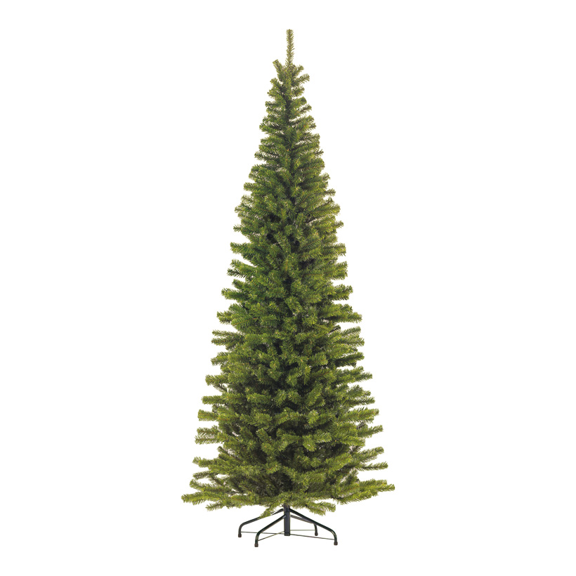 # Edeltanne "Classic", 240cm Ø 100cm 883 Tips, aus PVC, 3-teilig, schwer entflammbar nach B1 # Edeltanne "Classic", 240cm Ø 100cm 883 Tips, aus PVC, 3-teilig, schwer entflammbar nach B1