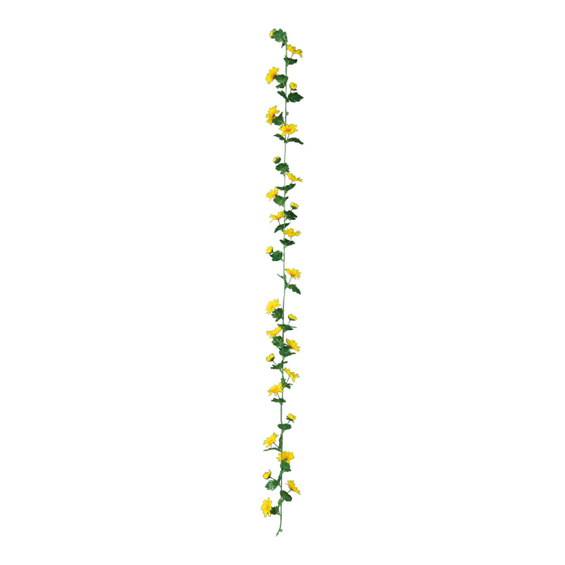 Guirlande de marguerites, 180cm en soie artificielle/palstique