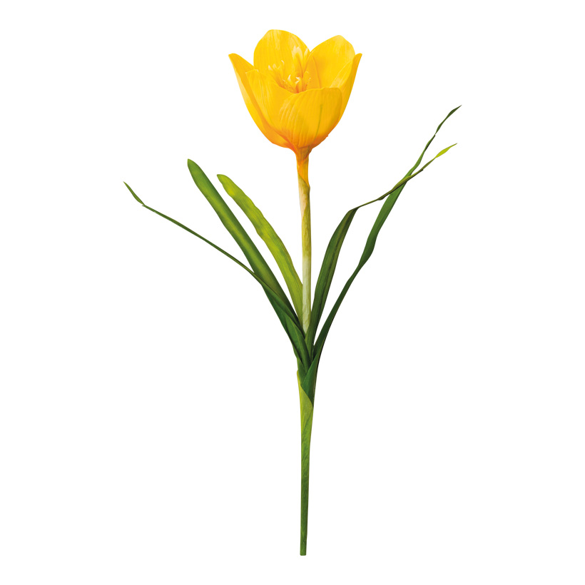 Crocus sur tige, 70cm Blüte ø 15cm en soie artificielle/plastique