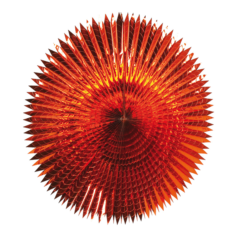 Spitzschnittfächer, Ø 60cm, Metallfolie, schwer entflammbar Spitzschnittfächer, Ø 60cm, Metallfolie, schwer entflammbar