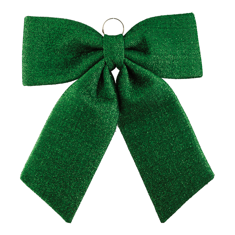 Schleife, 65x60cm aus Stoff, glitzernd, zum Hängen