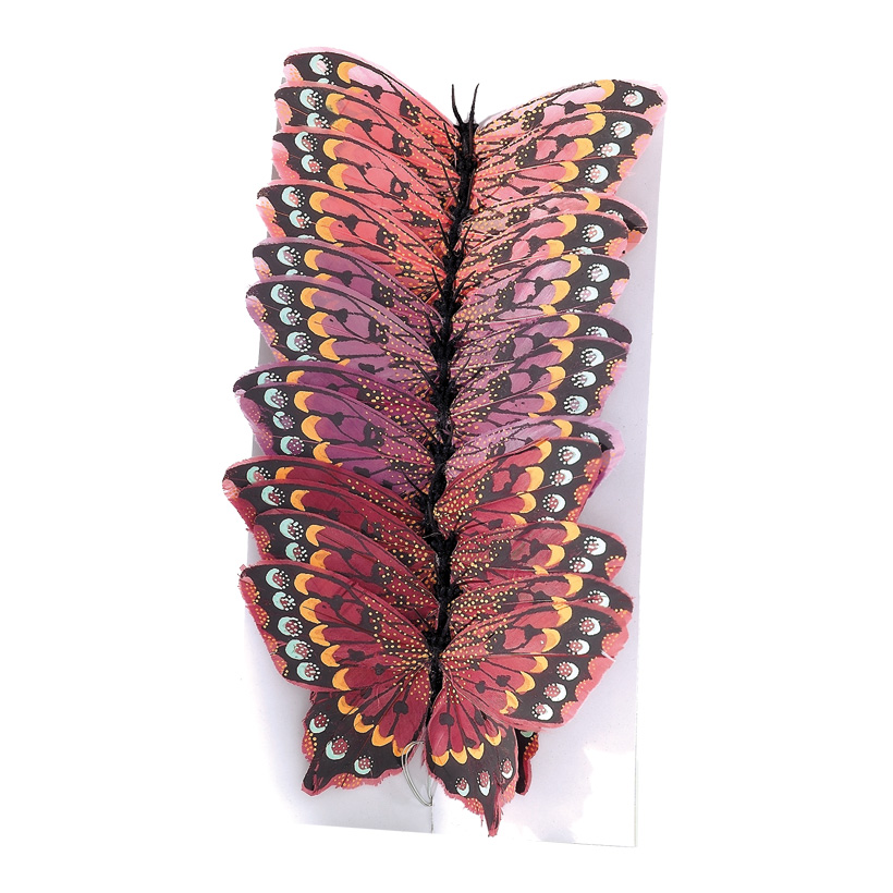 # Schmetterling 12x7 cm Federn, 12-tlg. # Schmetterling 12x7 cm Federn, 12-tlg.