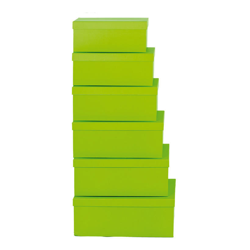 Boxen, 35x24x14,2, 37,5x26x15,7, 39,5x28x16,2, 42x30,5x16,7, 6 Stk./Satz, nestend, Pappe, rechteckig, 30,5x20x13,2, 33,4x22x13,7 Boxen, 35x24x14,2, 37,5x26x15,7, 39,5x28x16,2, 42x30,5x16,7, 6 Stk./Satz, nestend, Pappe, rechteckig, 30,5x20x13,2, 33,4x22x13,7
