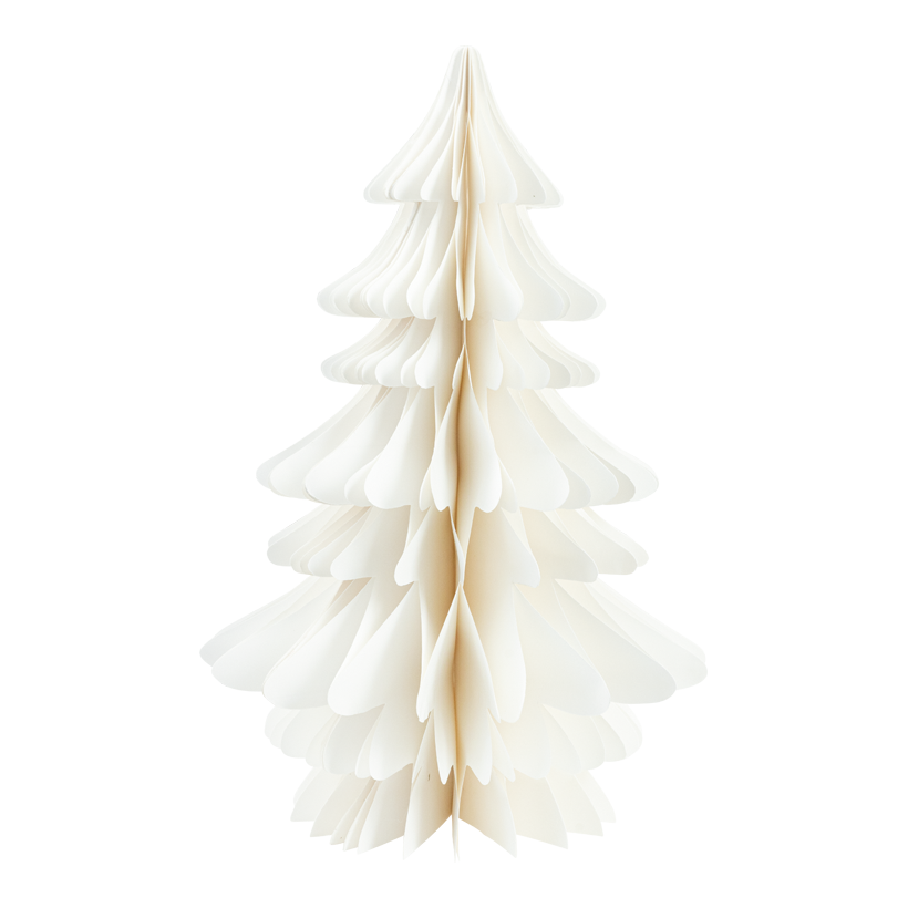 Tannenbaum, 40cm aus Pappe, selbststehend, faltbar, mit Magnetverschluss