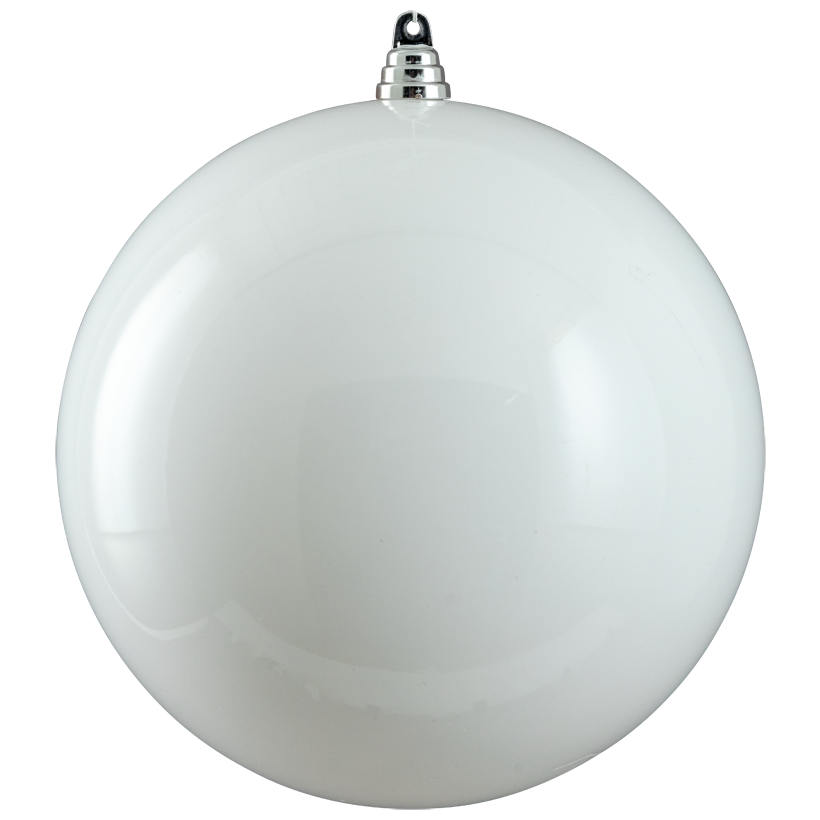 Weihnachtskugel, Ø 25cm aus Kunststoff, glänzend, schwer entflammbar nach EN71-2