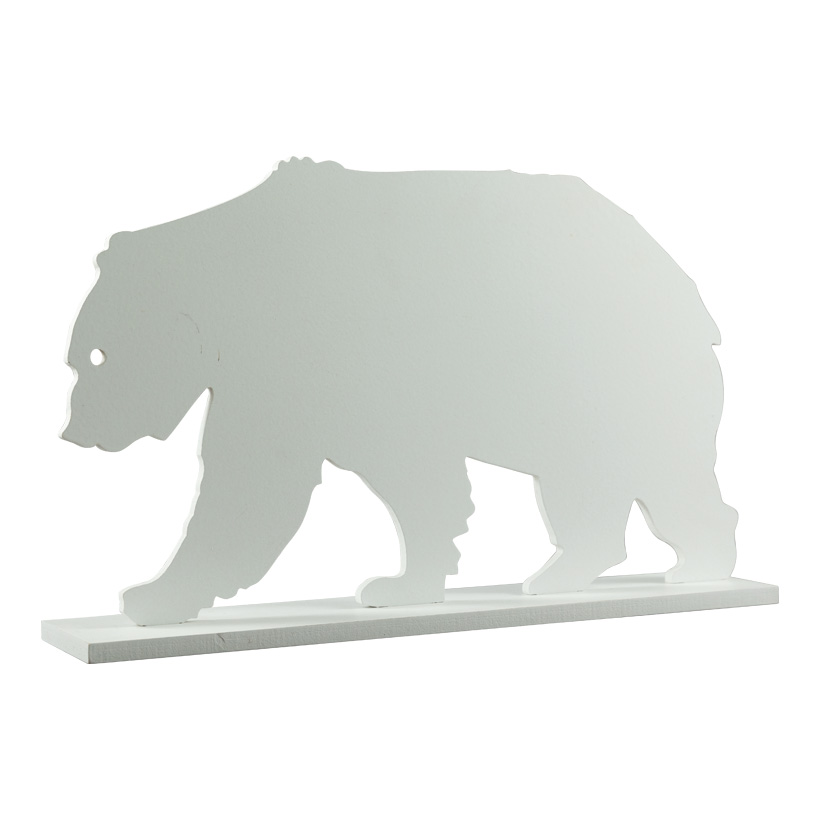 Eisbär, 50x30cm Standplatte: 50x15cm 2-teilig, aus MDF, stehend Eisbär, 50x30cm Standplatte: 50x15cm 2-teilig, aus MDF, stehend