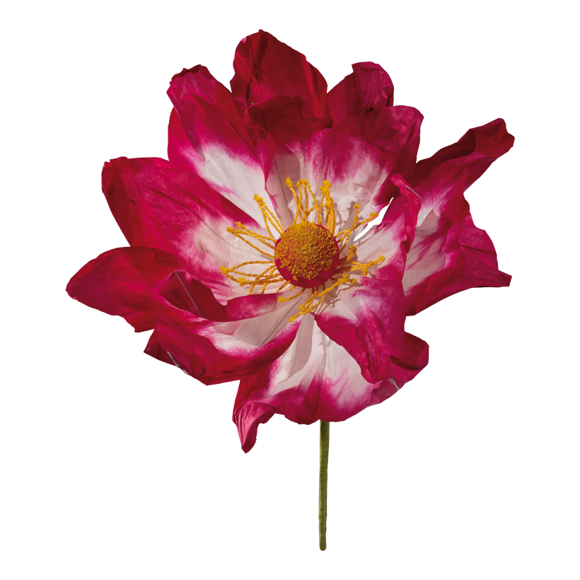 blütenkopf 30cm Stiel: 22cm aus Papier, biegsam