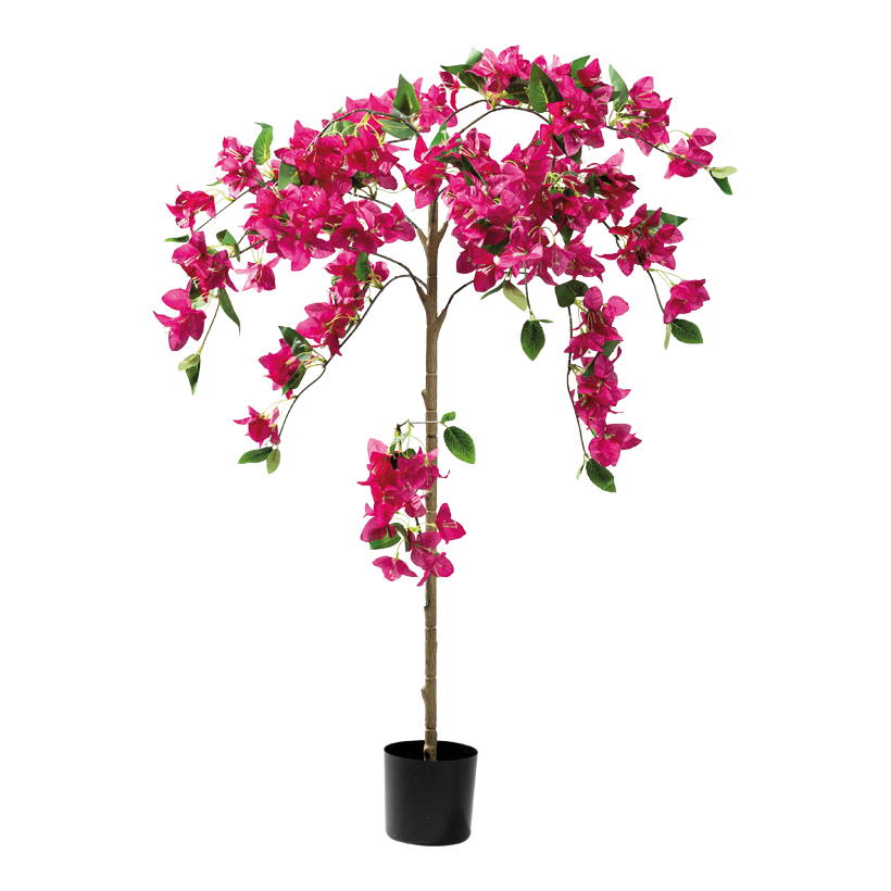 Bougainvillea Baum, 120cm Topf: ø 12cm 2-teilig, aus Kunststoff/Kunstseide