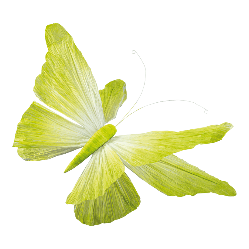 Schmetterling mit Clip, 60cm aus Papier biegsam