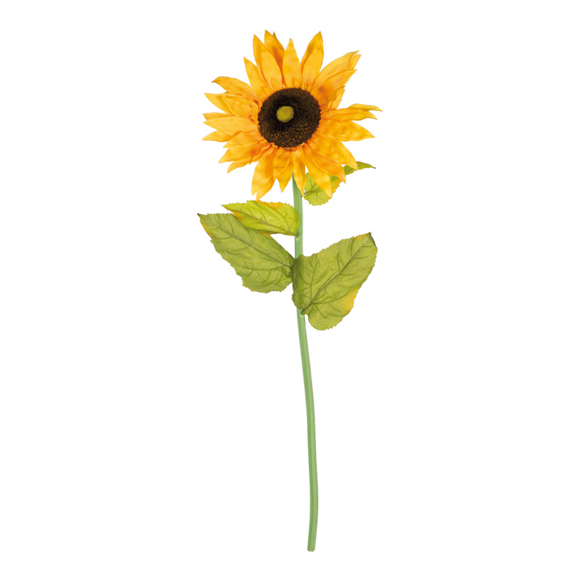 Sonnenblume am Stiel, Blüte Ø 35cm, 100cm, Kunstseide Sonnenblume am Stiel, Blüte Ø 35cm, 100cm, Kunstseide