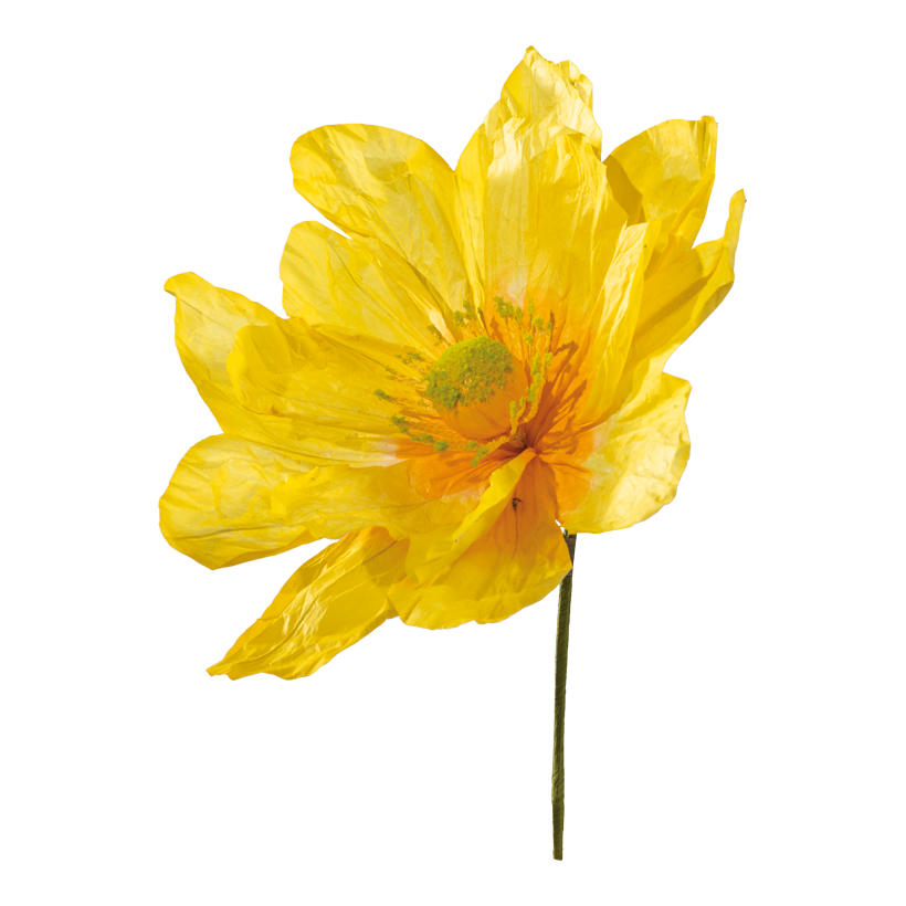 blütenkopf 30cm Stiel: 22cm aus Papier, biegsam