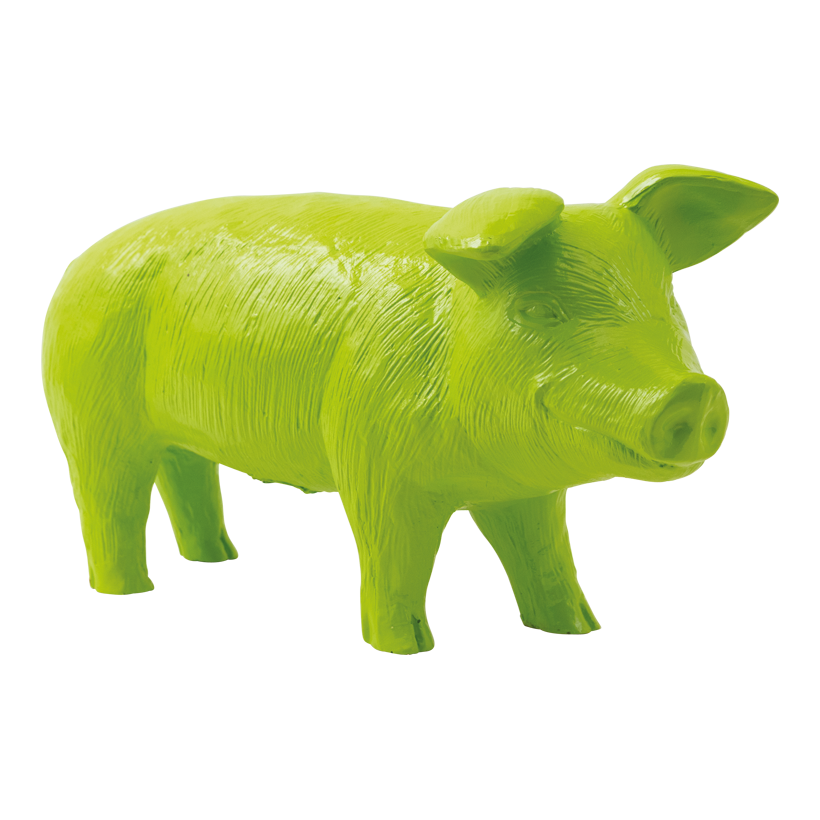 Ferkel, 57x21x27cm aus Polyresin, stehend, wetterfest