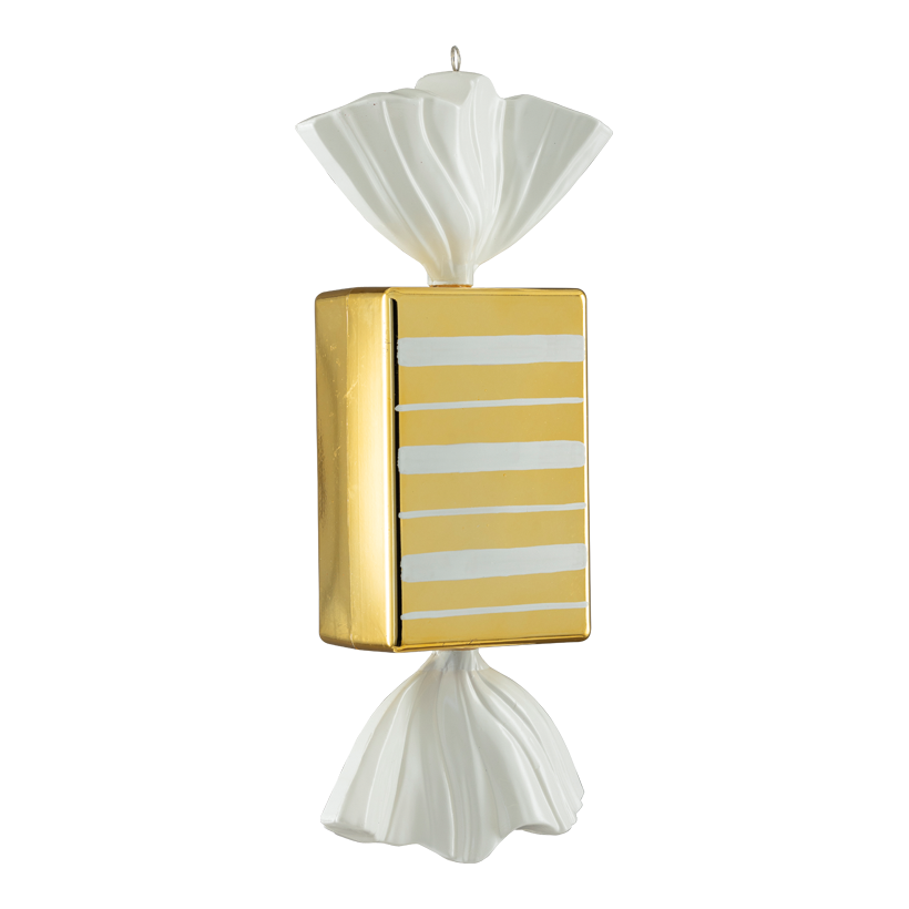 Bonbon, 35cm aus Kunststoff, rechteckig, mit Hänger