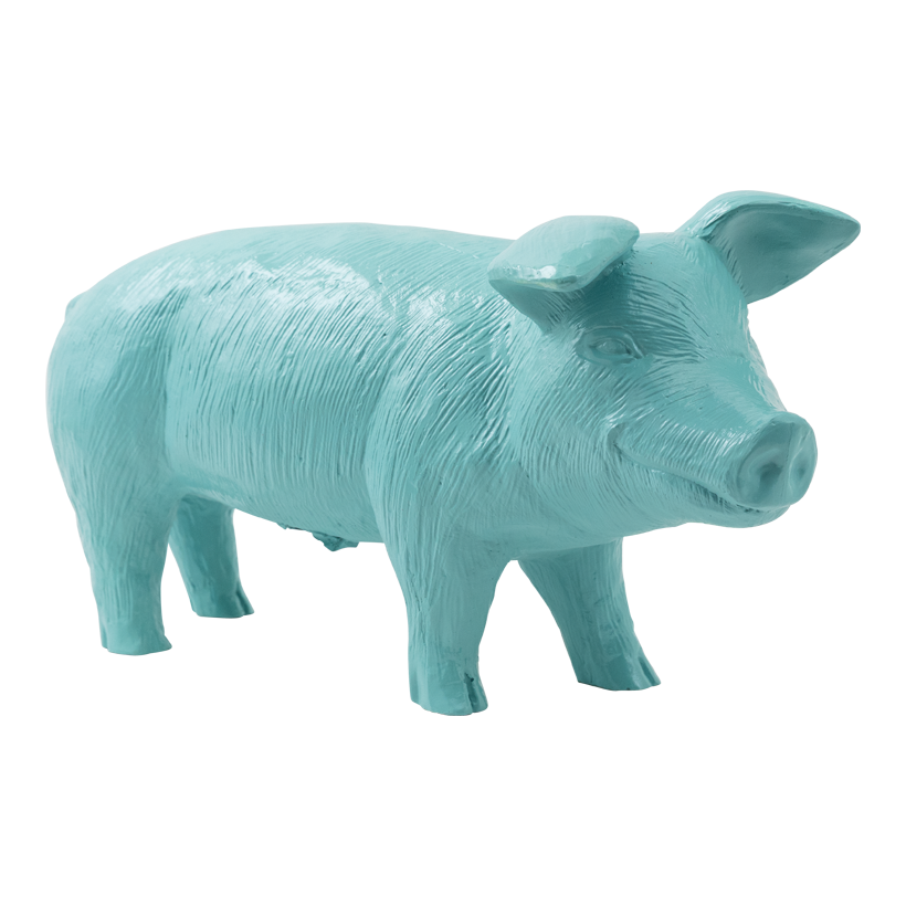 Ferkel, 57x21x27cm aus Polyresin, stehend, wetterfest