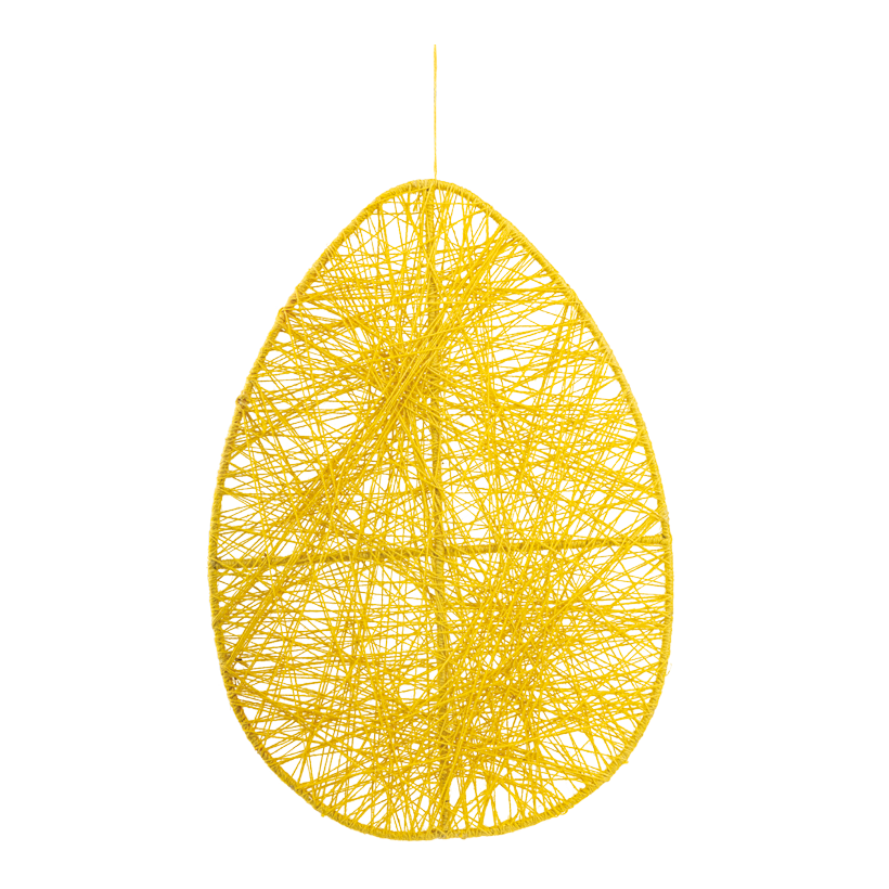 Ei, 60x40cm aus Jute/Draht, mit Hänger