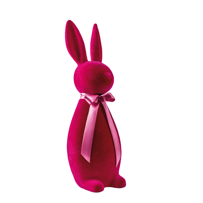 Hase, 69x23cm aus Styropor, beflockt