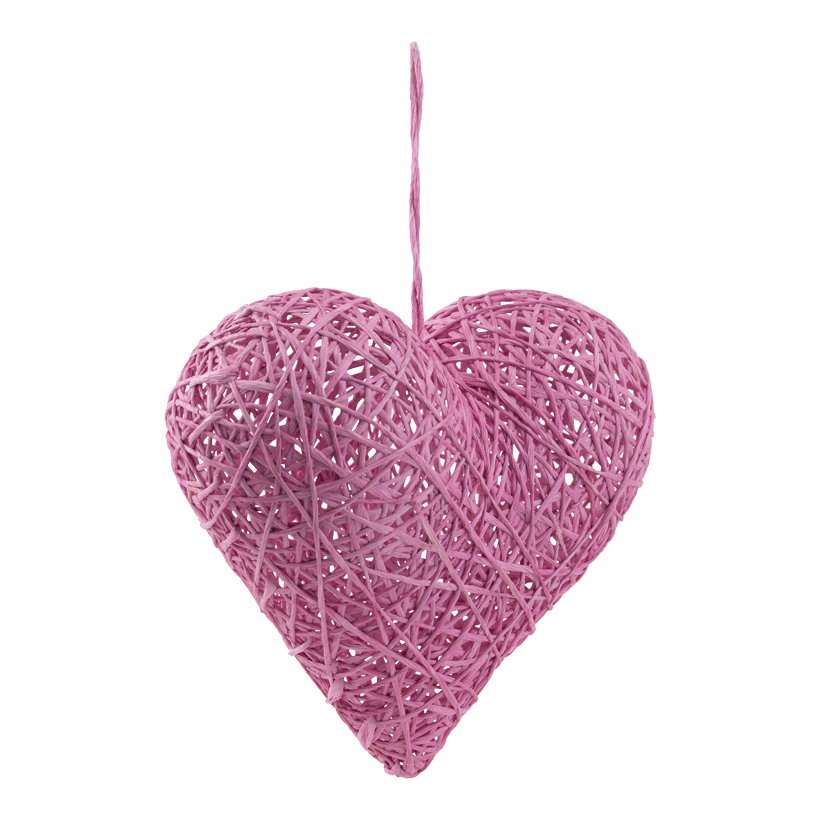 3D Herz, 30x16cm aus Papier, mit Nylonhänger