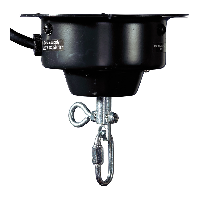 # Decken-Drehmotor 8,5x12 cm (H/Ø) max. 4 kg, 230V AC # Decken-Drehmotor 8,5x12 cm (H/Ø) max. 4 kg, 230V AC