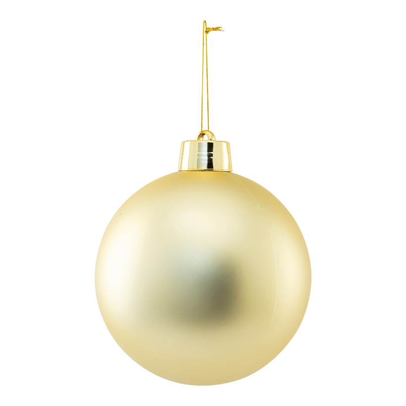 Weihnachtskugel, 20cm aus Kunststoff, matt