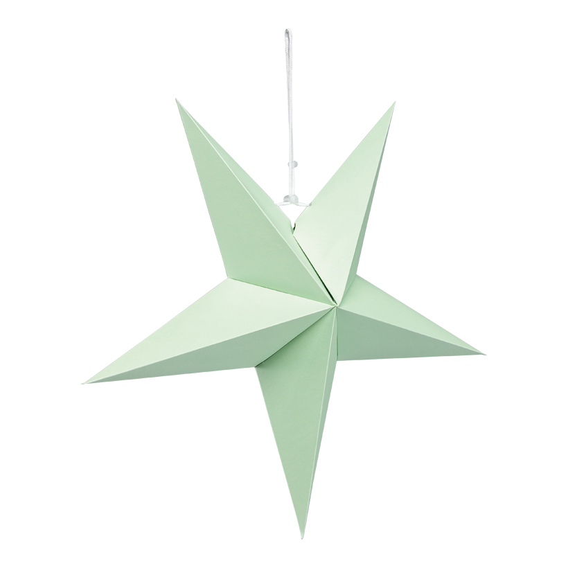 Faltstern, ø 40cm 5-zackig, aus Pappe