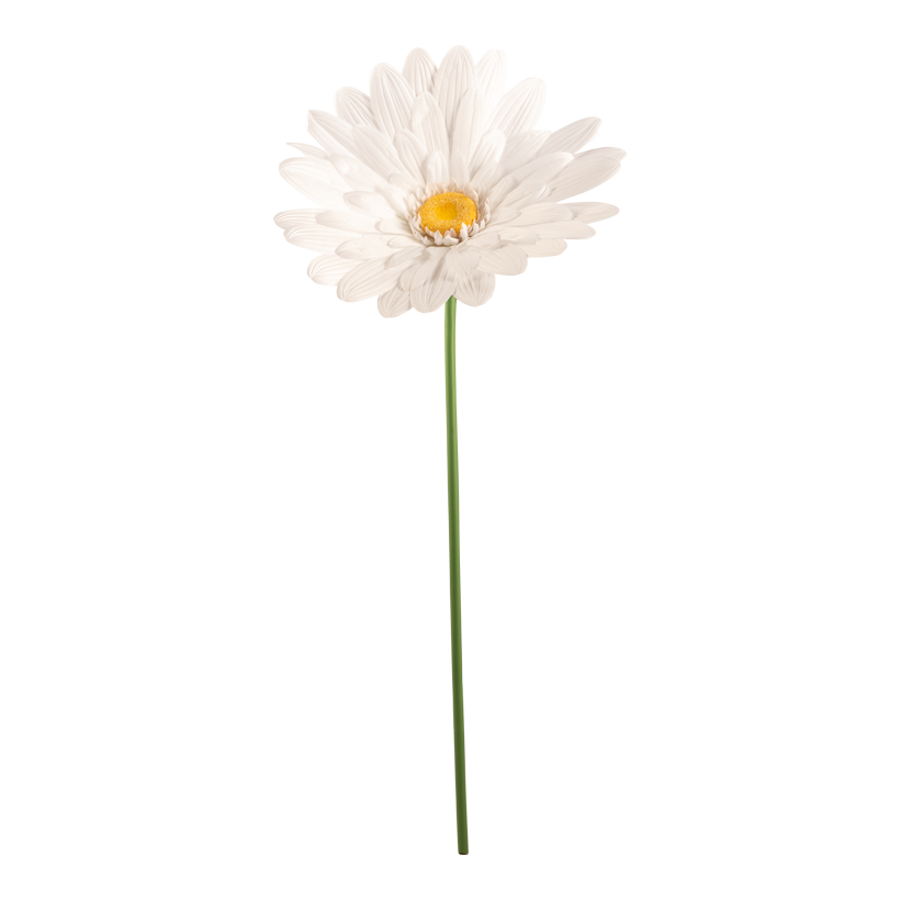 Margerite, 150cm ø 65cm 2-teilig, aus Kunststoff/ Kunstseide, biegsam