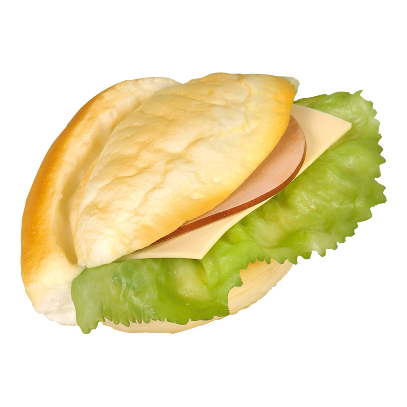 # Belegtes Brötchen, 9x11cm, Kunststoff # Belegtes Brötchen, 9x11cm, Kunststoff