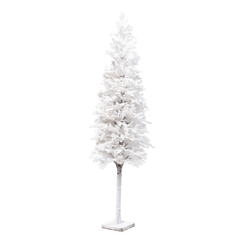 Tannenbaum, 134cm Standfuß: 15x15x2cm 0 aus Kunststoff, beflockt