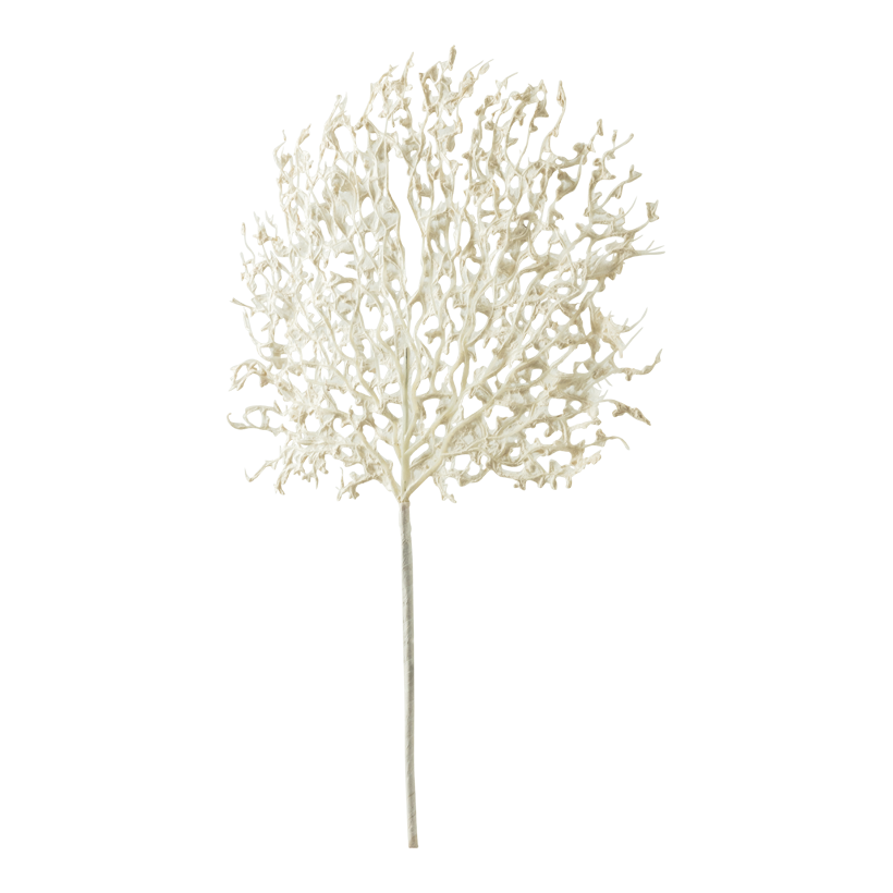 Korallenzweig, 58cm ø 40cm, Stiel: 25cm aus Kunststoff/Papier, biegsam