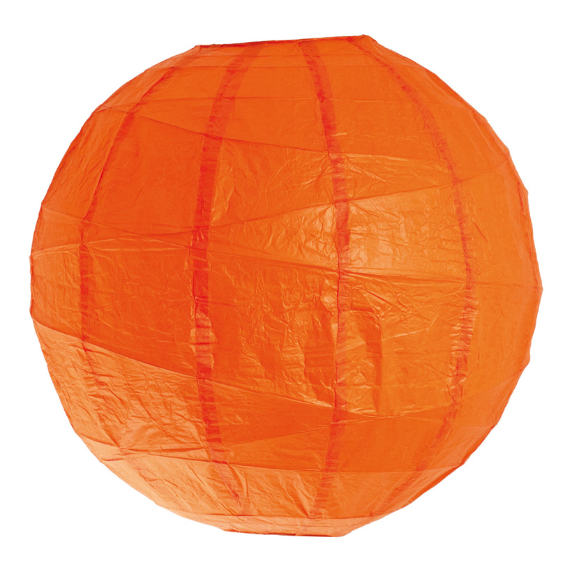 Lampion, Ø 60cm, unregelmäßig geripptes Papier Lampion, Ø 60cm, unregelmäßig geripptes Papier