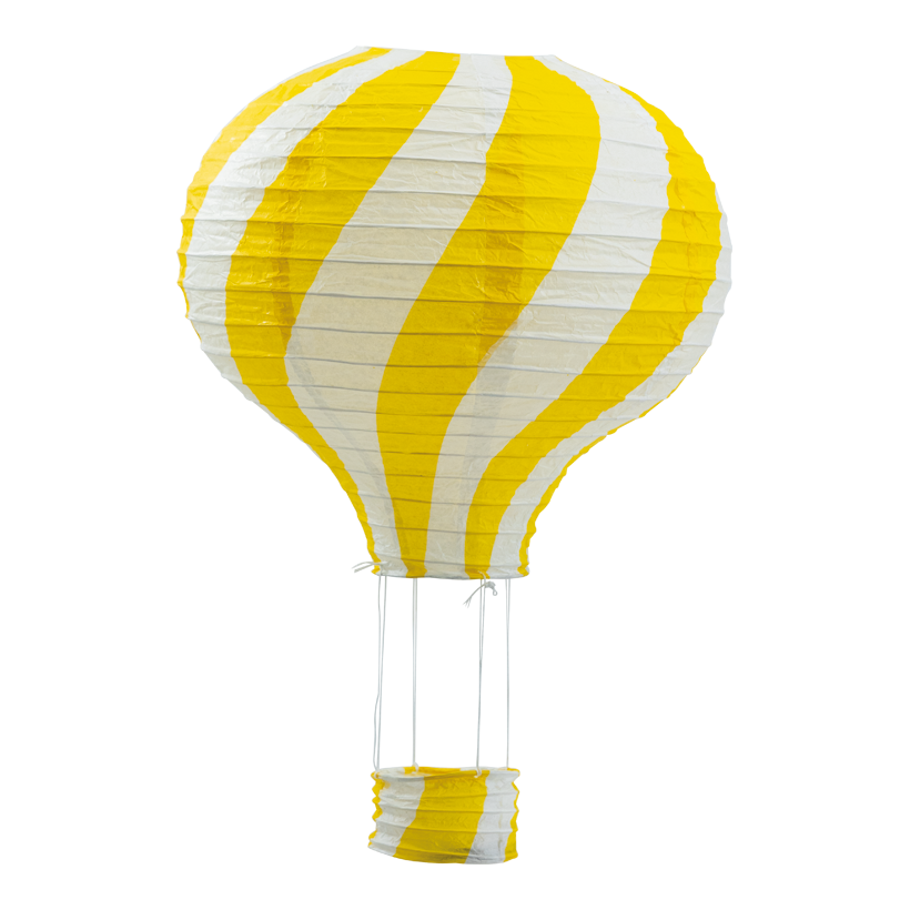 Montgolfière, 45cm ø 30cm en papier