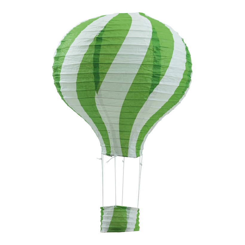 Montgolfière, 45cm ø 30cm en papier