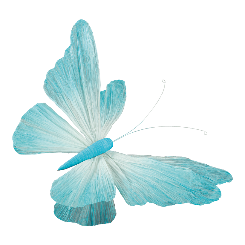 Schmetterling mit Clip, 60cm aus Papier biegsam