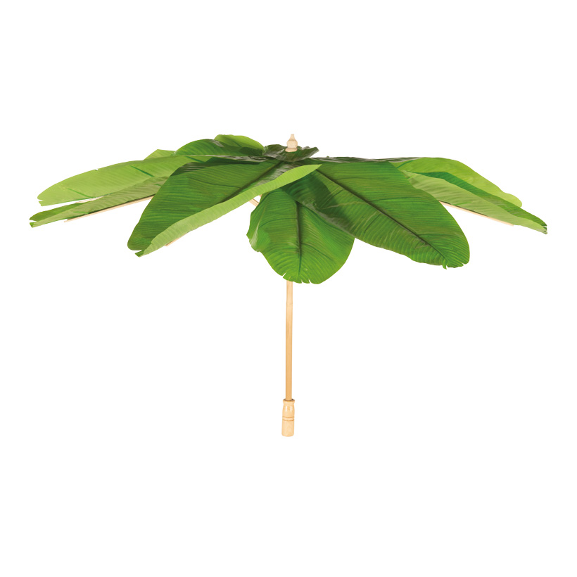 Schirm, Ø 120cm faltbar, aus künstl. Bananenblättern