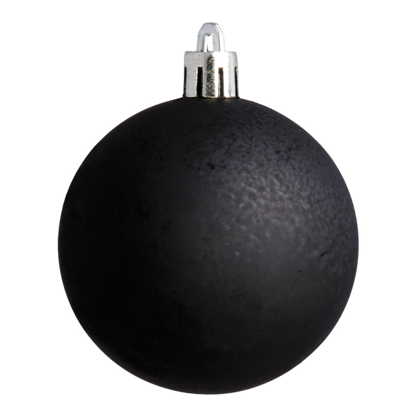 Weihnachtskugel, schwarz matt, ø 10cm