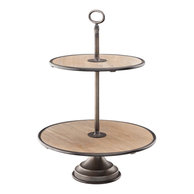 Etagère, mit Hänger, H: 54cm 2 Böden Etagère, mit Hänger, H: 54cm 2 Böden