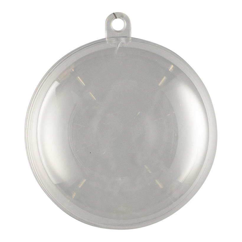 Kugel, ø 6cm 2 Hälften, aus Kunststoff, zum Befüllen